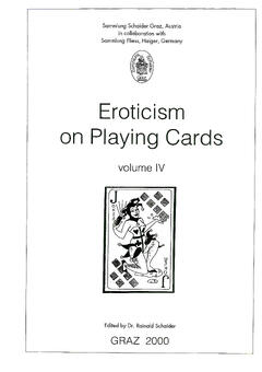 Эротический каталог игральных карт "Eoticism on Playing Cards", часть 4