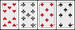 Playing cards Anti-fascist 2