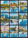 Souvenir playing cards with Russian cities