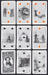 Playing cards Heroes of Pushkin's creations